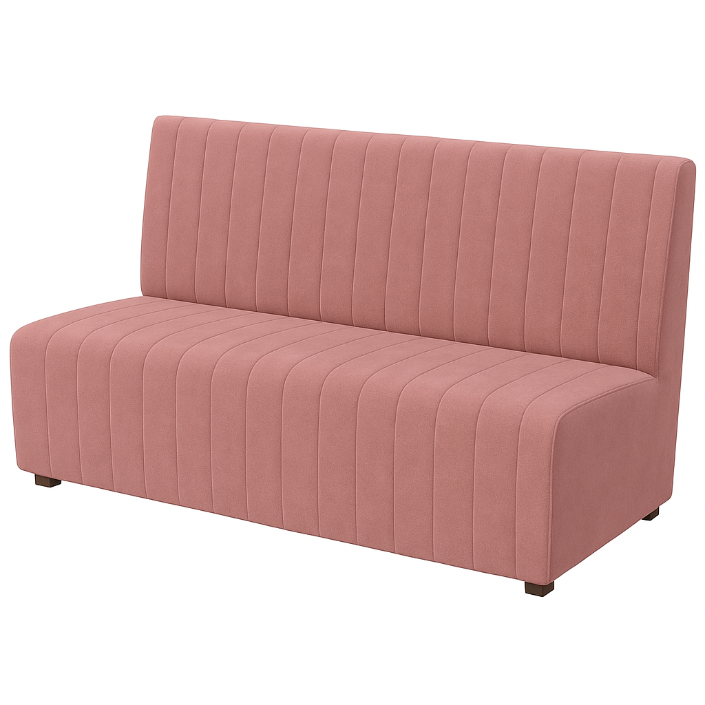 Bancheta catifea LUIGI culoare ROZ PAL