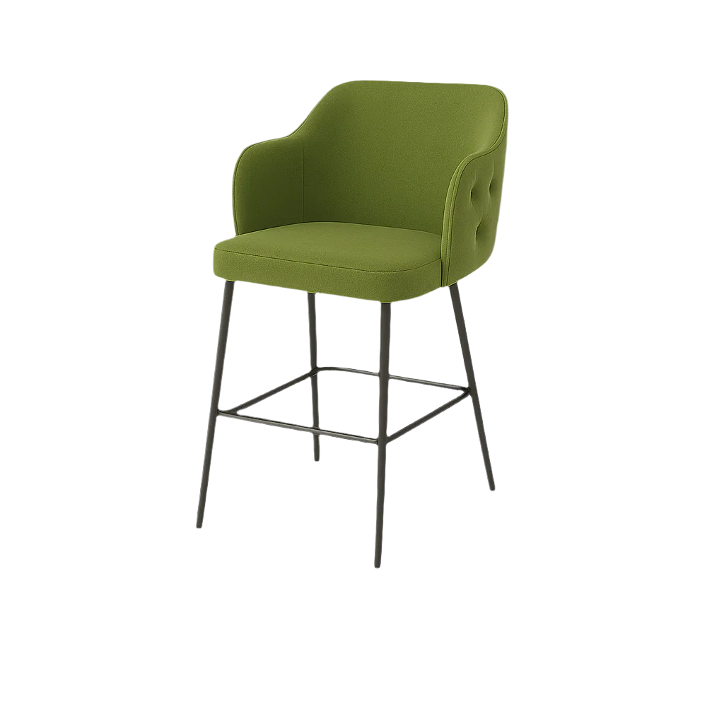 Scaun bar catifea ALBASTRA | model TEONA