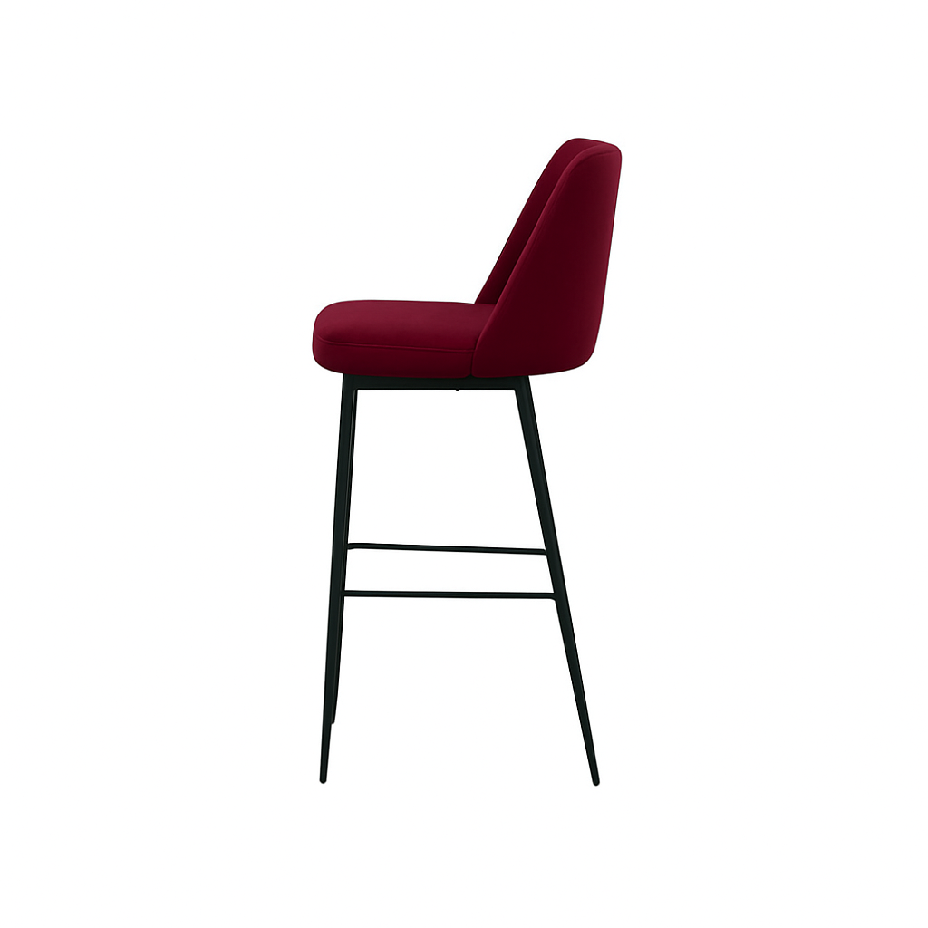 Scaun bar catifea | model SOLO
