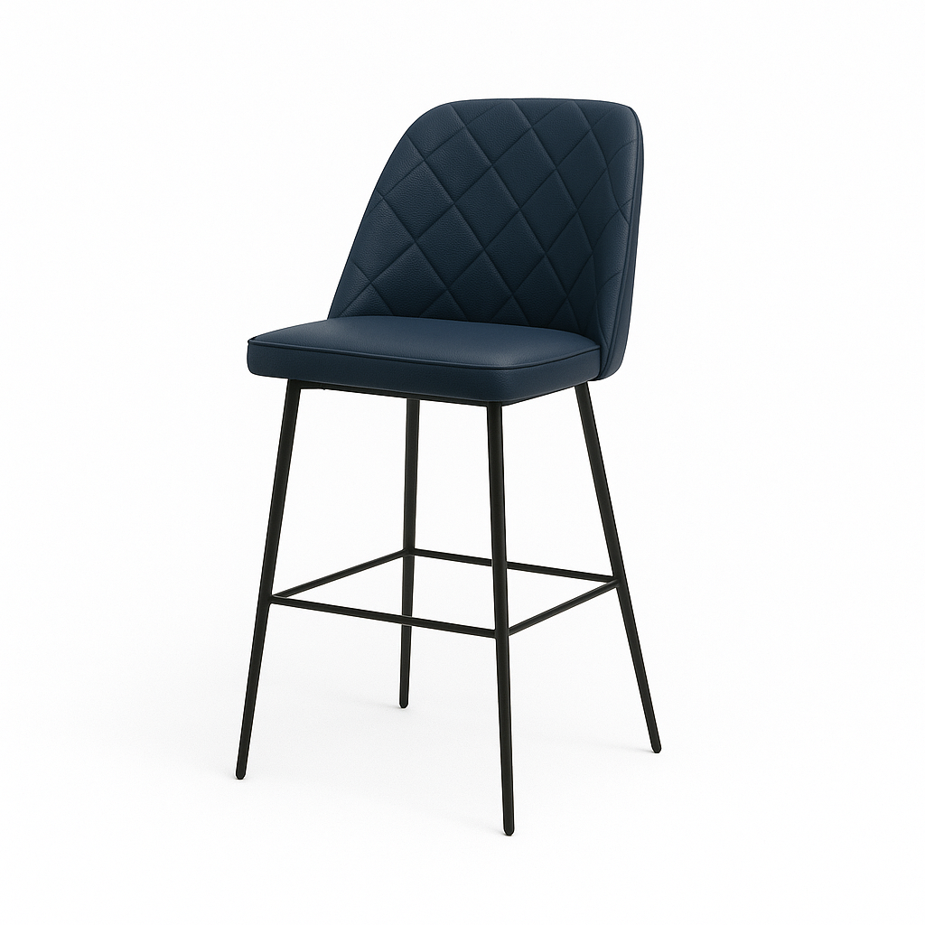 Scaun bar piele naturala ALBA | model FOX