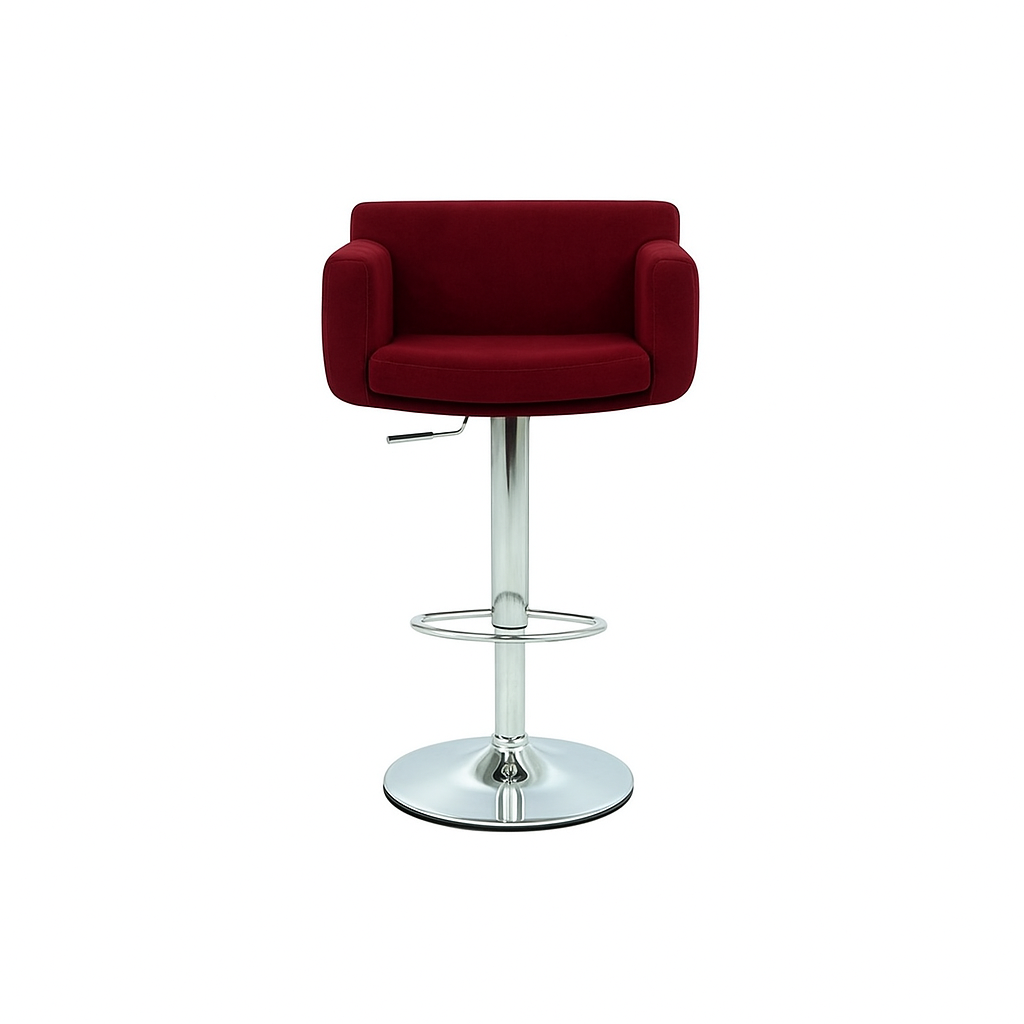 Scaun bar catifea BORDO | model IDA