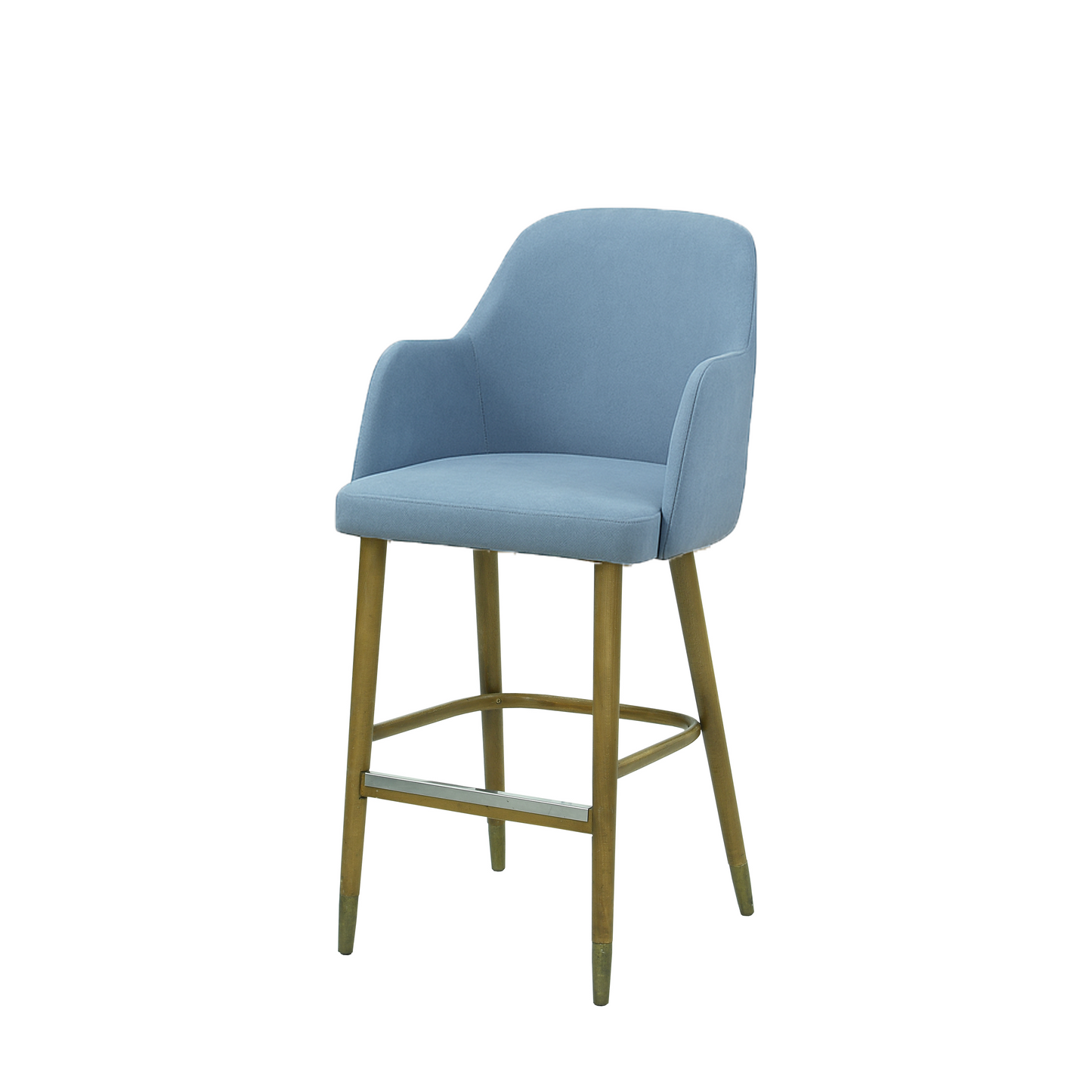 Scaun bar catifea BEJ | model PINO