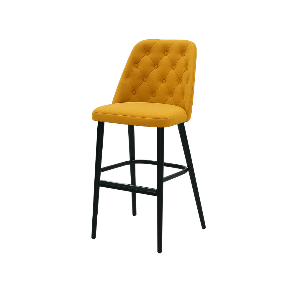 Scaun bar catifea VERDE | model SCOT