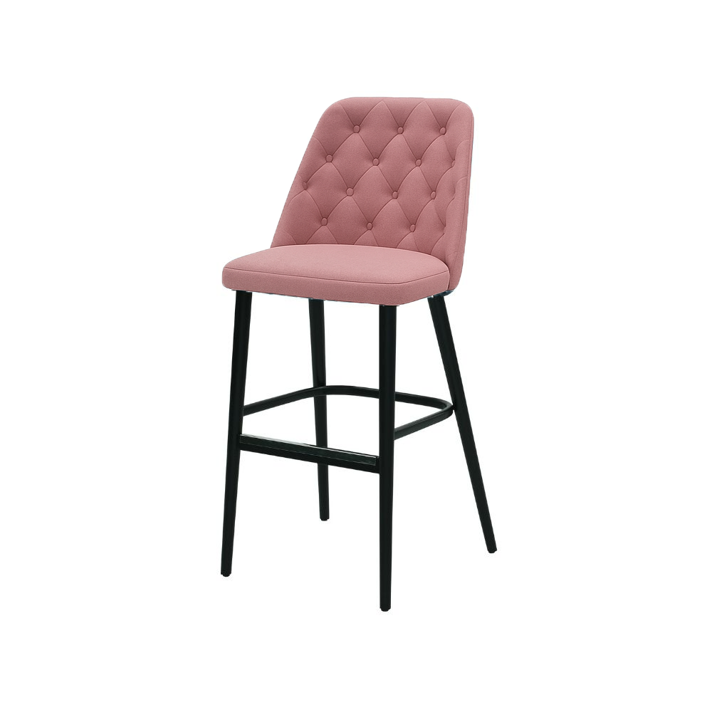 Scaun bar catifea ROZ | model SCOT