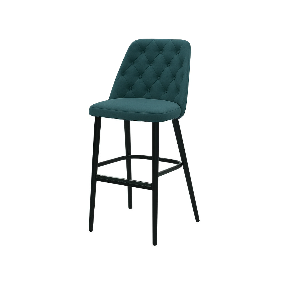 Scaun bar catifea GALBENA | model SCOT