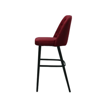 Scaun bar catifea VERDE | model SCOT