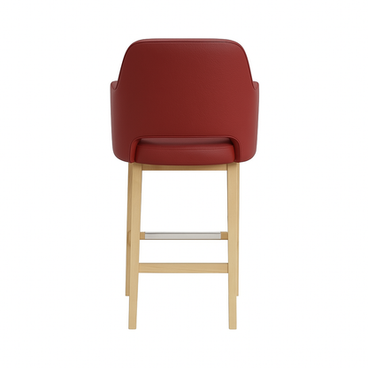 Scaun bar piele naturala | model APRIL