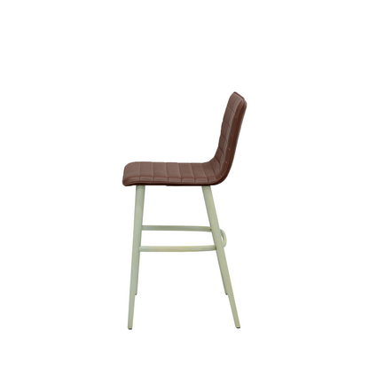 Scaun bar piele VERDE | model NIZZIE