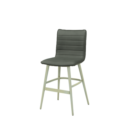 Scaun bar piele VERDE | model NIZZIE