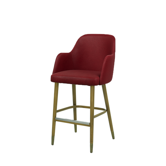 Scaun bar piele BORDO | model PINO