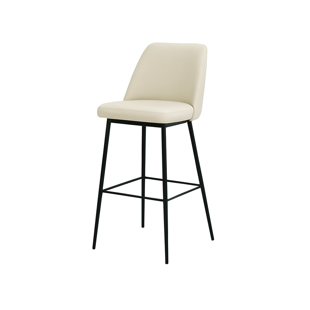 Scaun bar piele VERDE | model SOLO