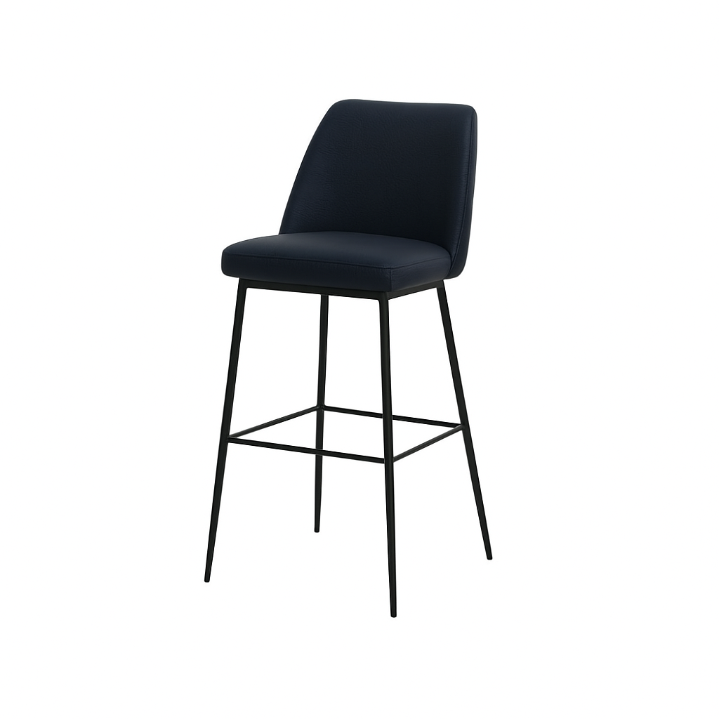Scaun bar piele VERDE | model SOLO