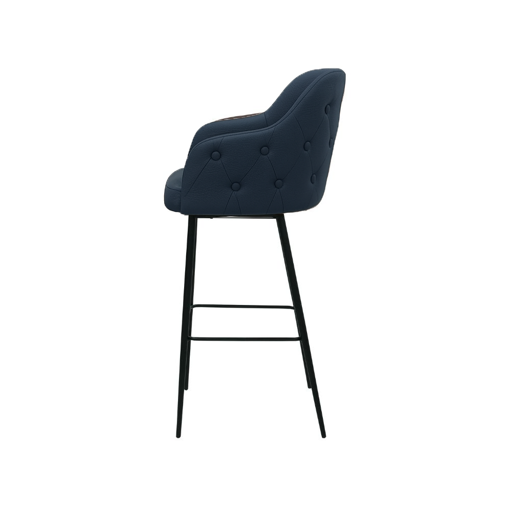 Scaun bar piele BEJ | model TEONA
