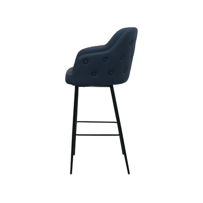 Scaun bar piele GALBENA | model TEONA
