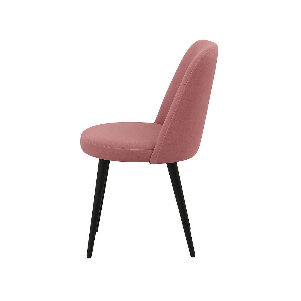 Scaun catifea ROZ | model ELA