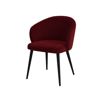 Scaun catifea ROZ | model CAPRISO