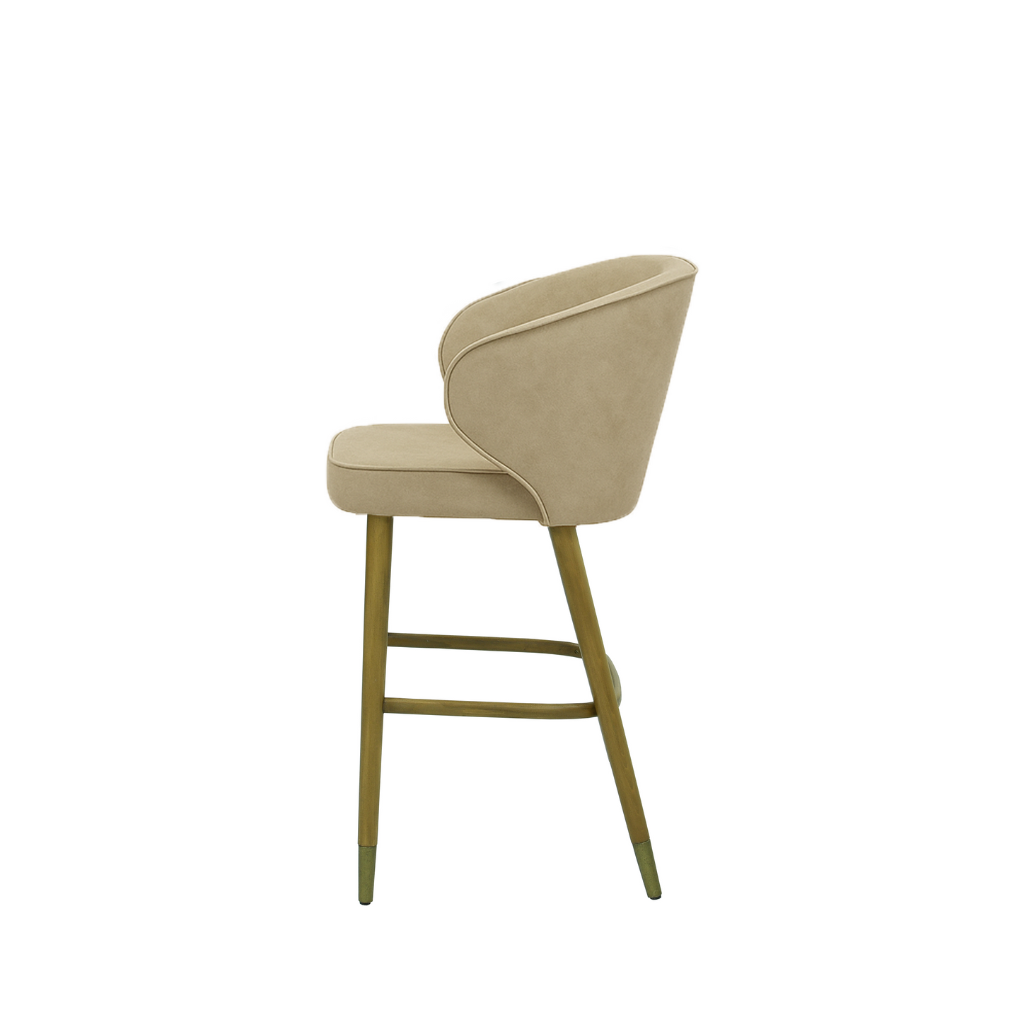 Scaun insula catifea ROZ | model CAPRICE