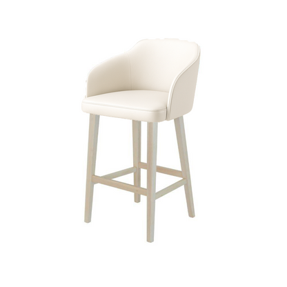 Scaun bar piele VERDE | model CROCO