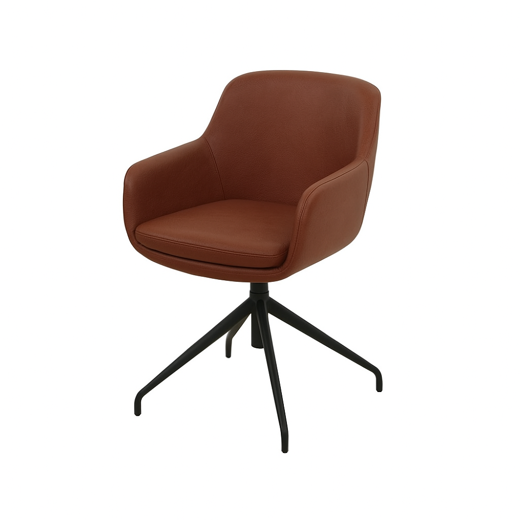 Scaun piele VERDE | model FEBE